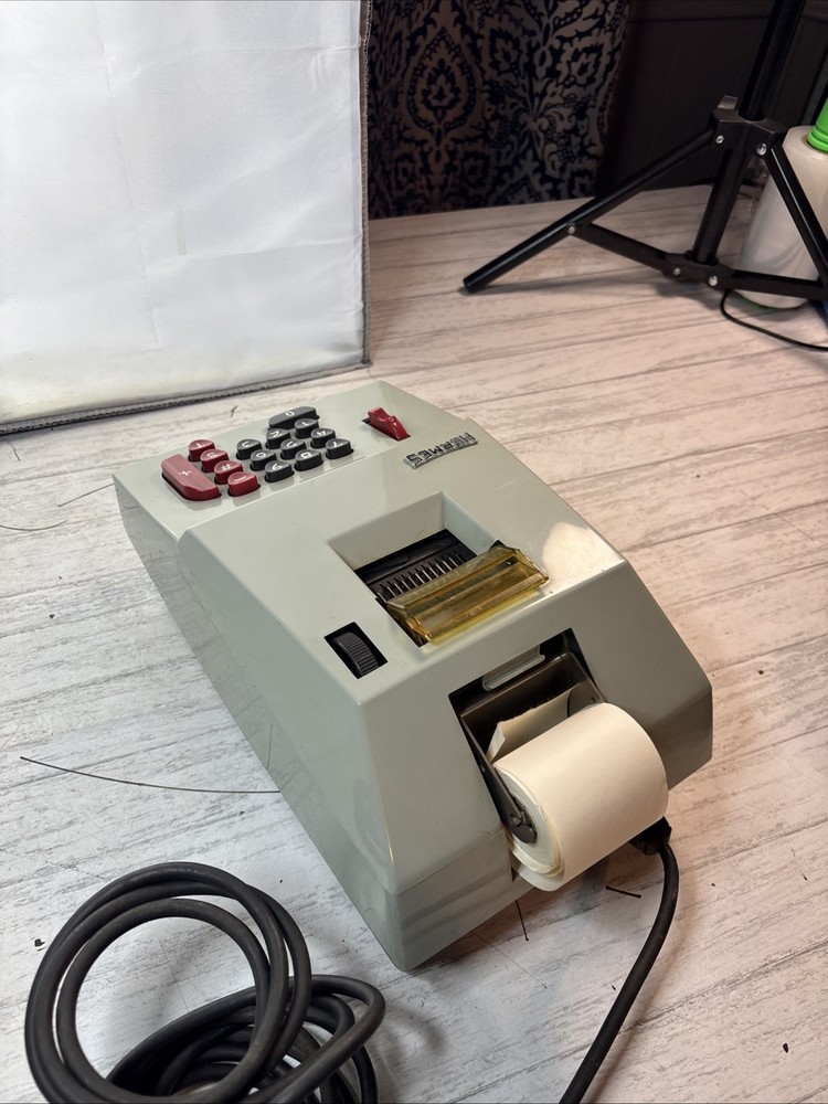 Hermes Precisa Adding Machine Green