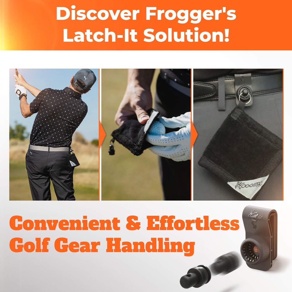 Golf Magnetic Belt Latch-It Accessory Attachment System - Secure & Quick Golf...