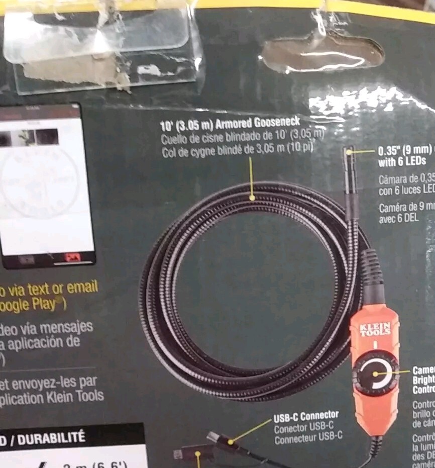 Klein Tools Borescope For Android Devices Et16