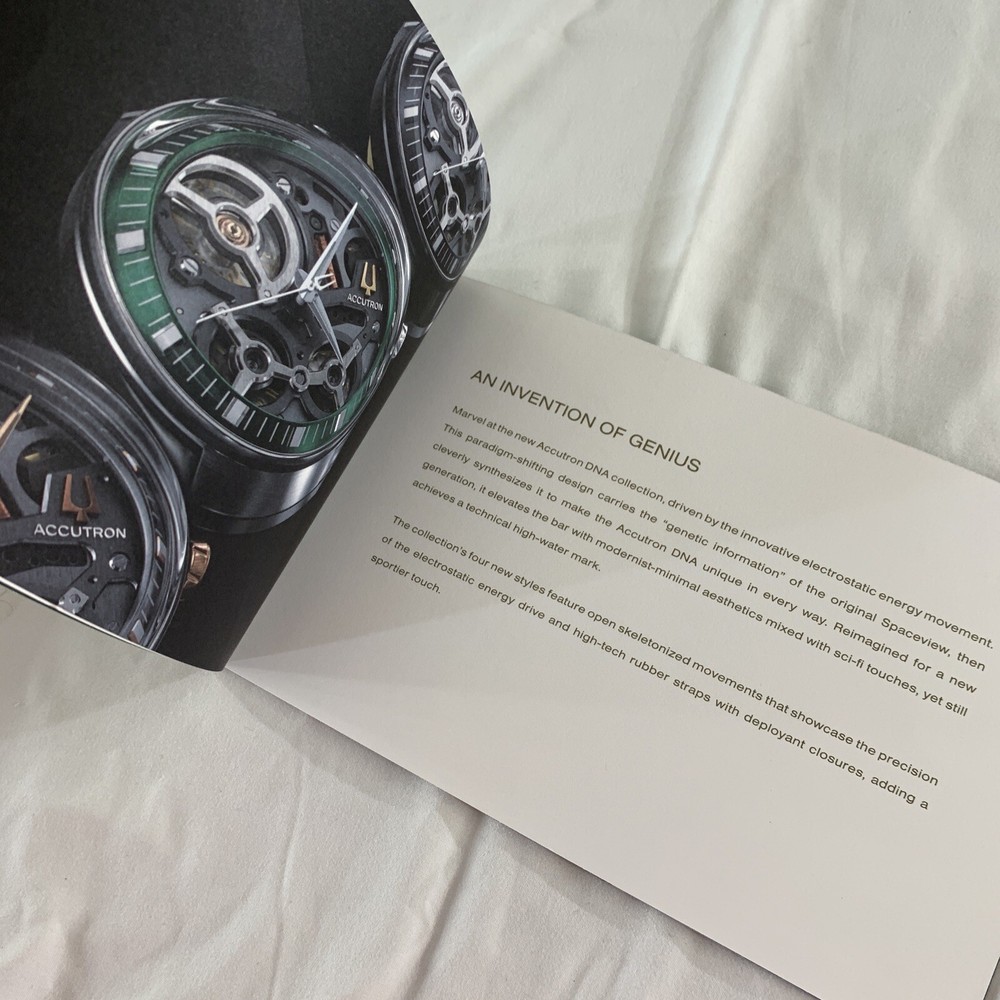 Accutron Watch Catalog Booklet