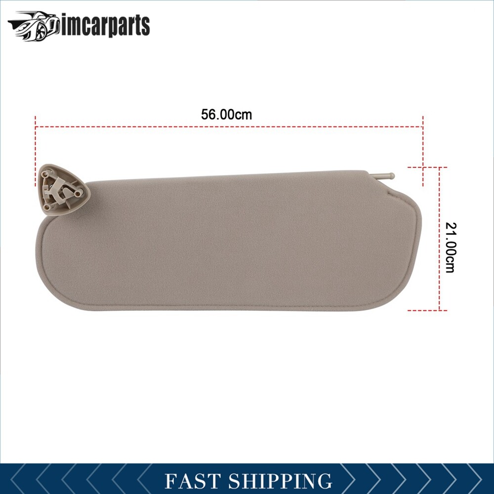 Sun Visor Beige Left Driver Side For 2003-2015 Chevy GMC Express Savana