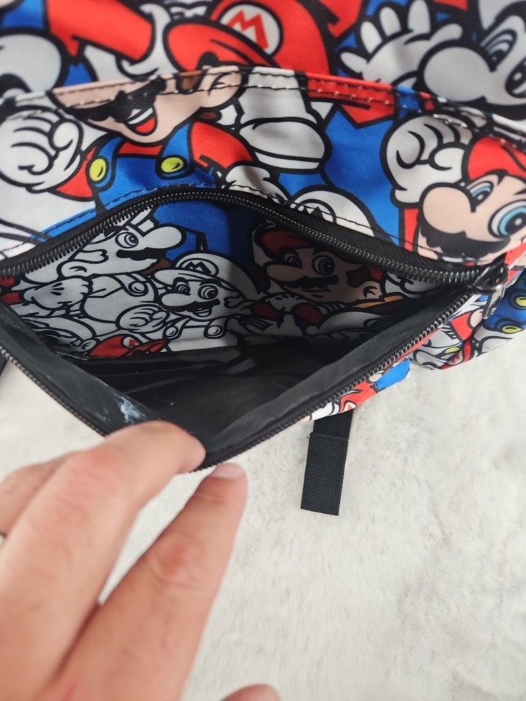 Super Mario Bros. Mario Colour Pop Collage 16" Backpack