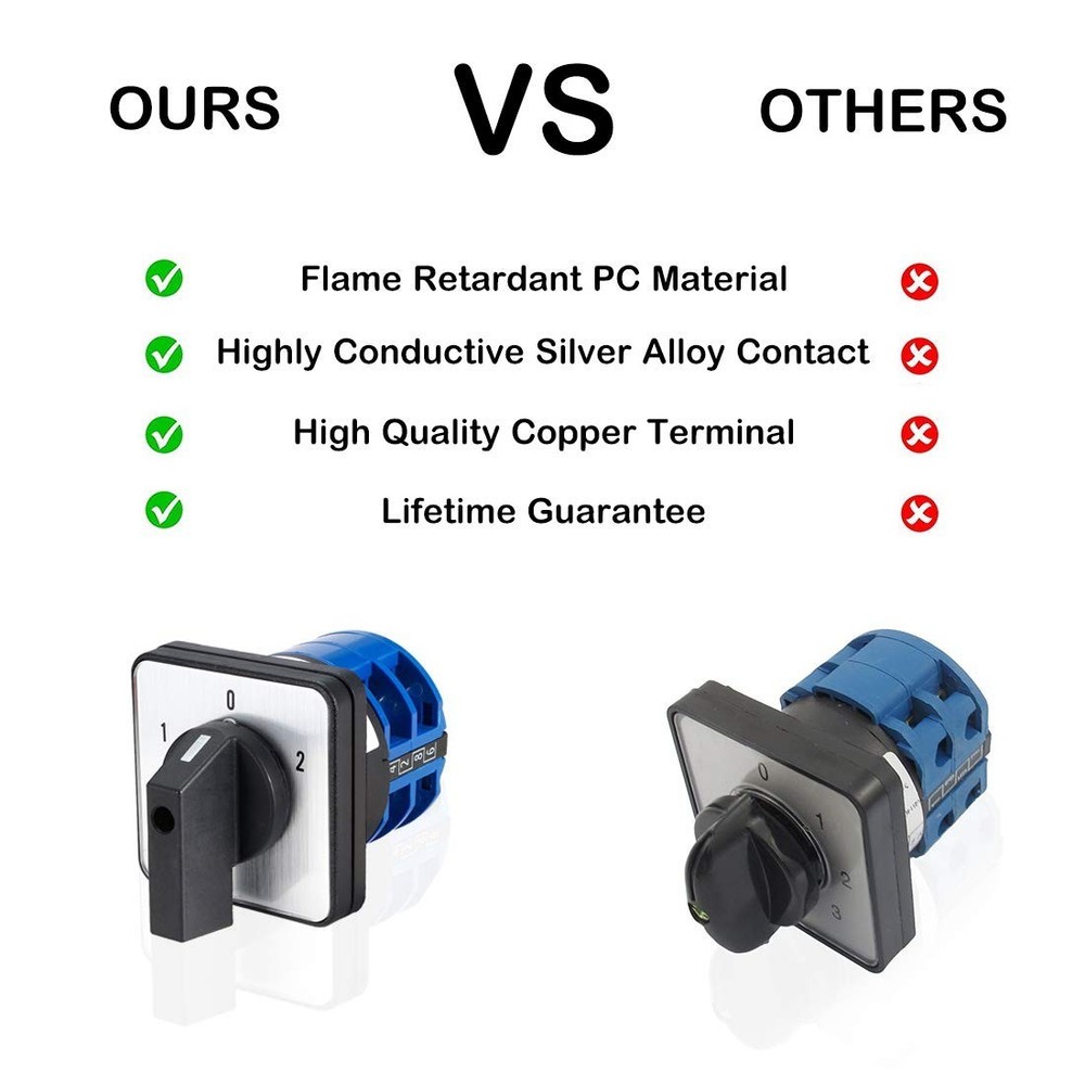 8 Terminal Changeover Switch LW28-32 - Efficient 690V Power Control Solution