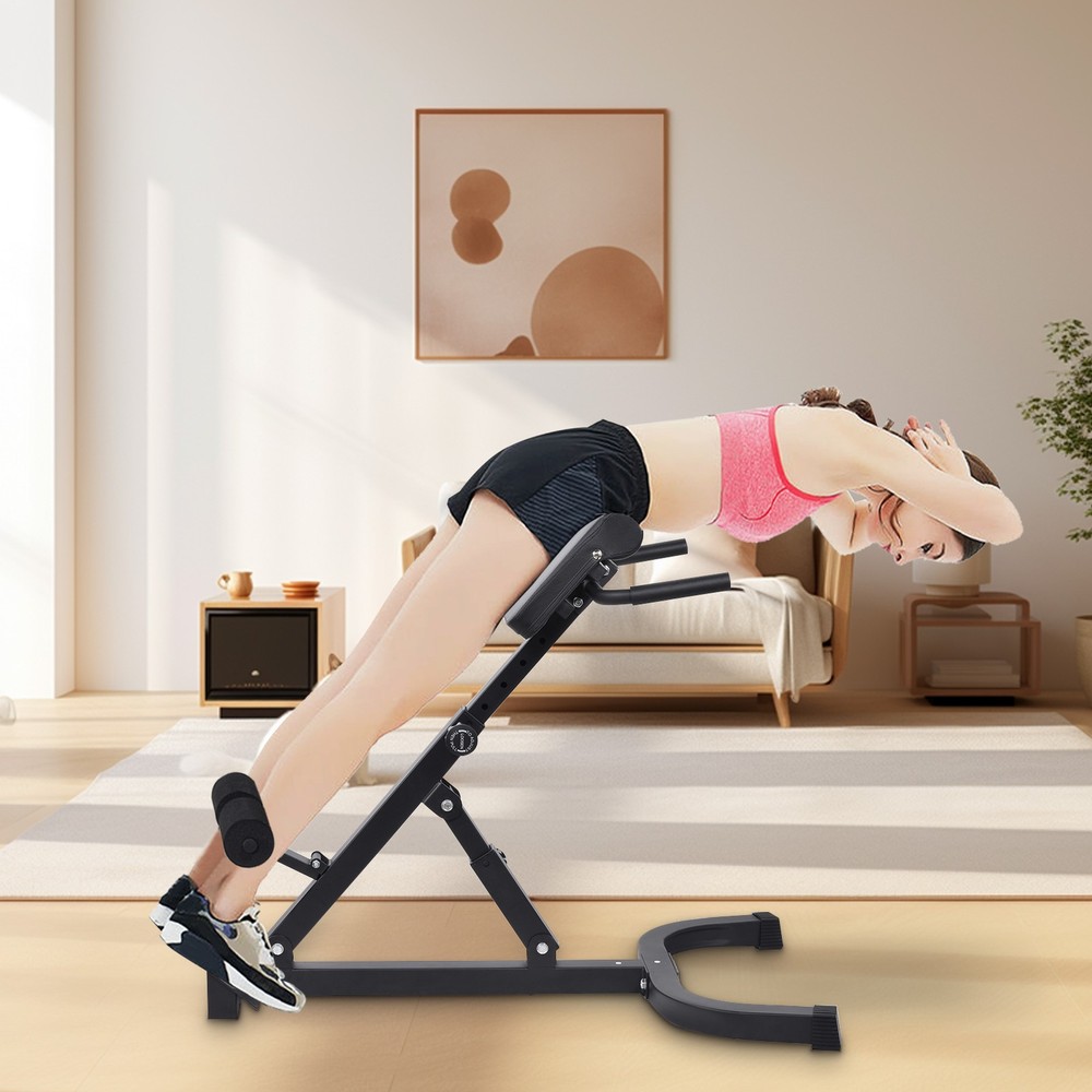 Hyperextension Bench for Strength Training – Adjustable Back Extension Machine