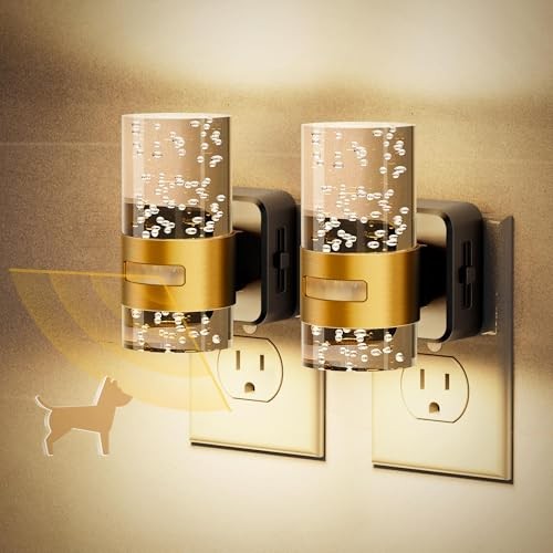 Motion Sensor Night Light, Night Lights Plug into 2 Pack Motion Sensor-3000K