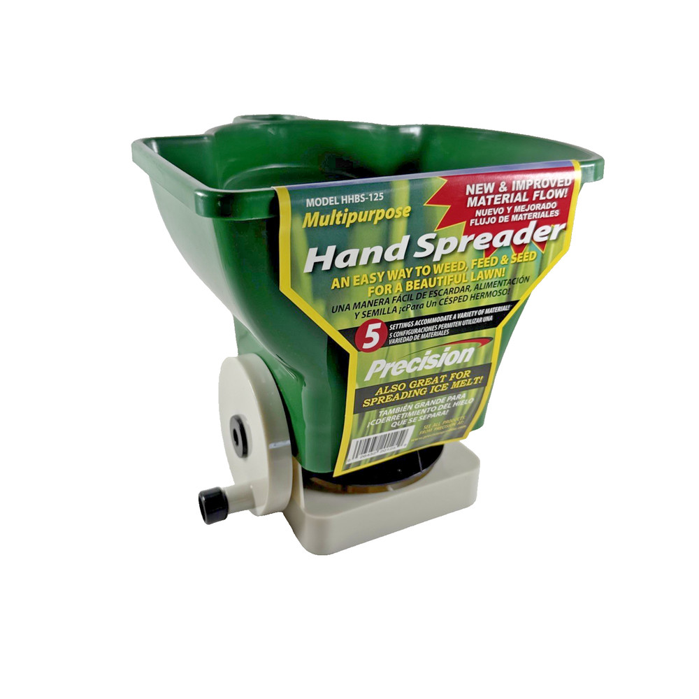 NEW  #HHBS-125 Handheld PRECISION Broadcast Spreader 5 Settings