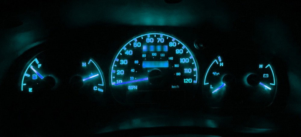 LED Gauge Cluster & Climate Controls Back Lighting Kit for 2004-2011 Ford Ranger