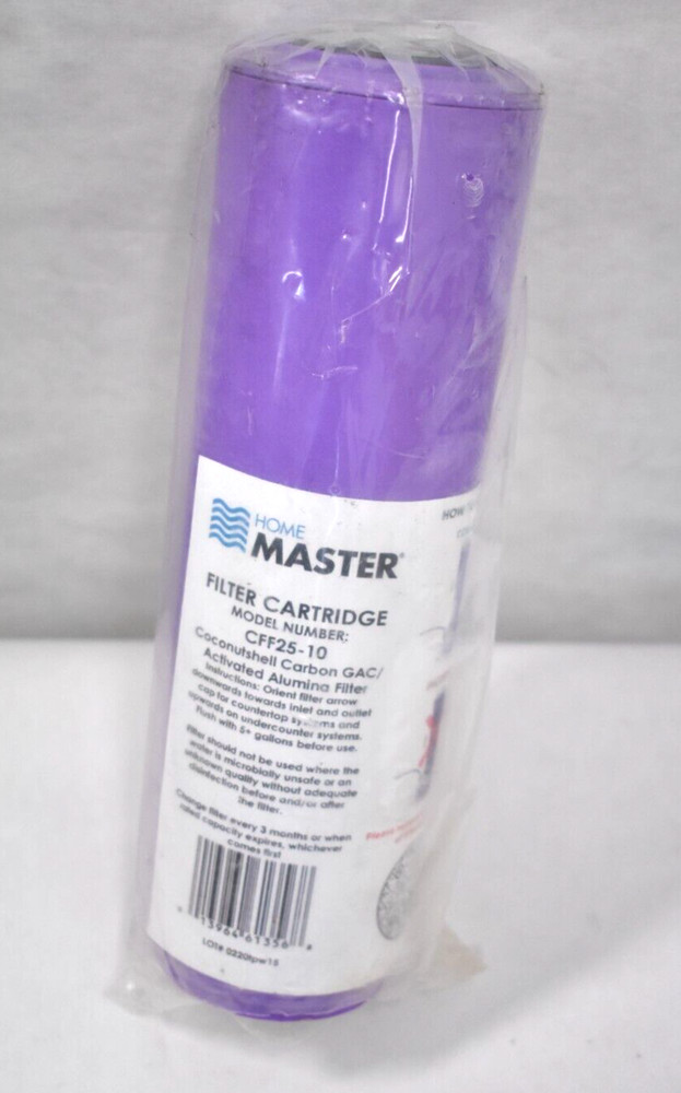 Home Master Replacement Water Filter Cartridge CFF25-10 For 10" Housings