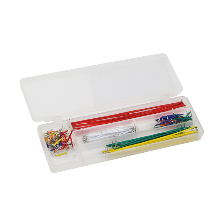 140PCS Bread Board Dedicated Lines Breadboard Connection Jumper Wire with Box