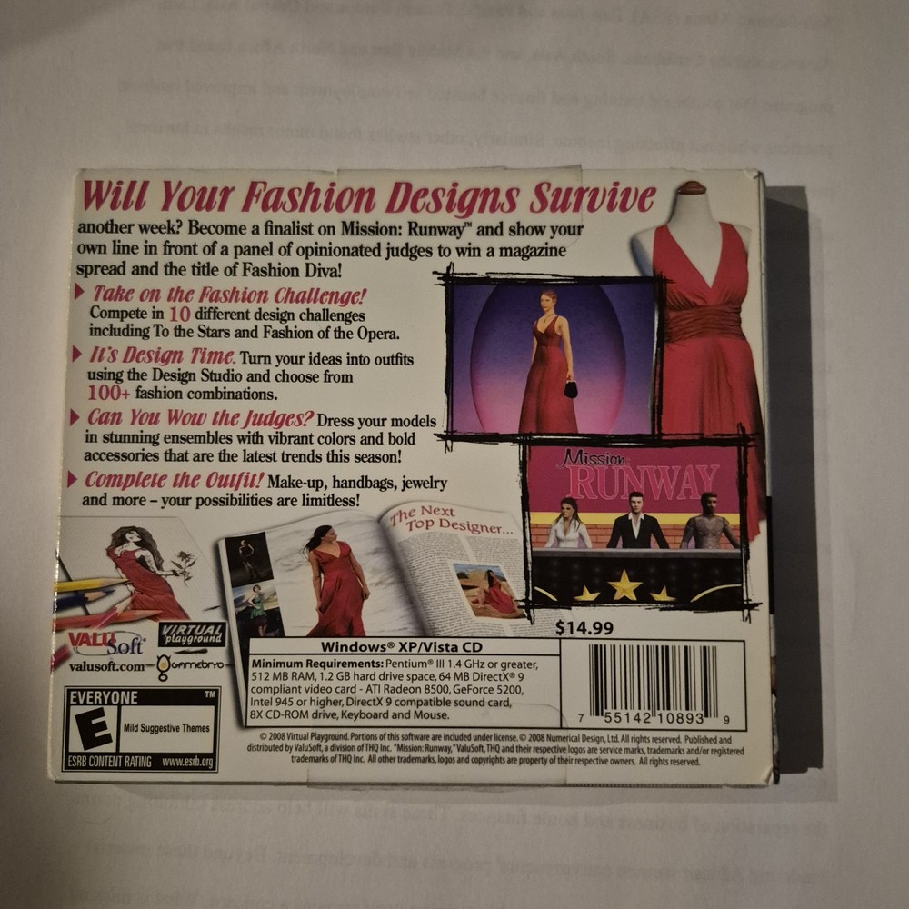 Mission: Runway PC CD (Untested)