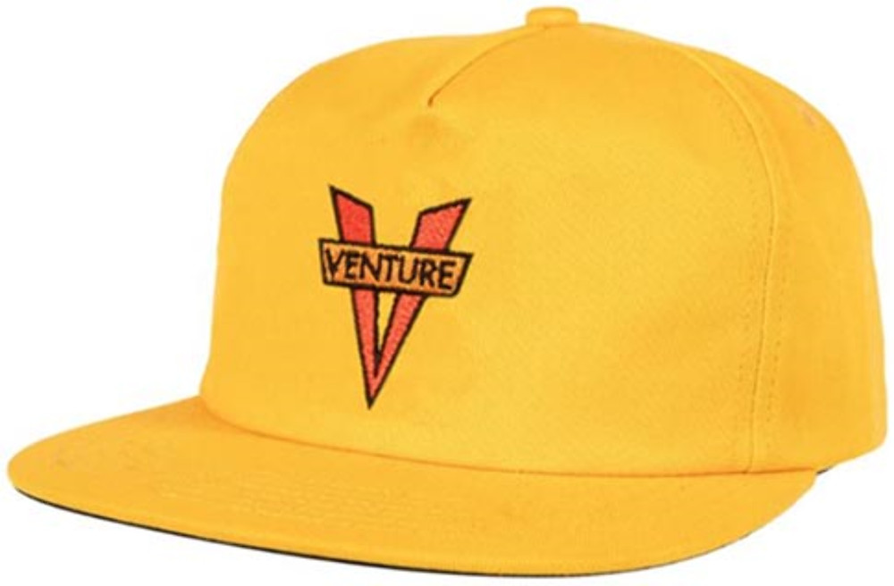 Venture Heritage Snapback Hat Gold