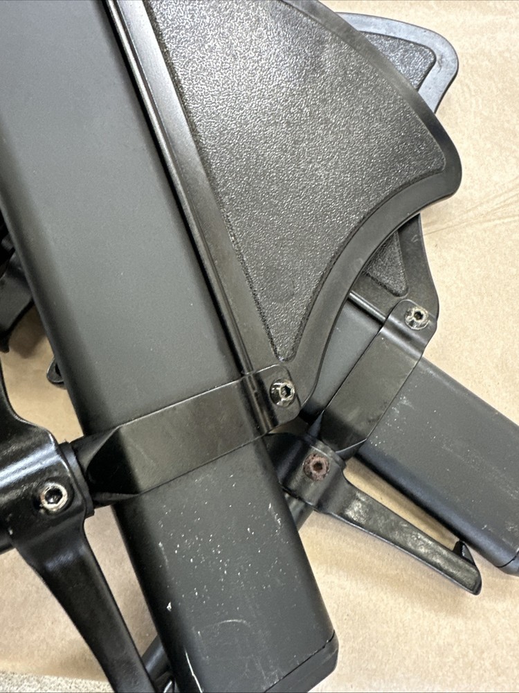 2 - QUICKIE 2 Single Post Wheelchair Armrest Side Assemblies Adjustible Height