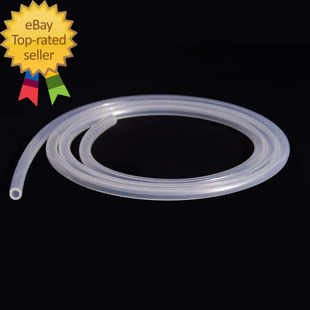 3/8" ID X 1/2" OD Silicone Tubing Food Grade Pure Silicon Tube High Temp Home