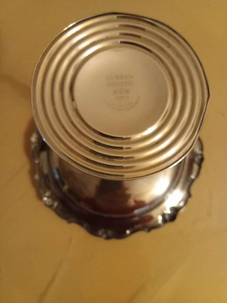 Gorham Sterling Silver 1383/1 raised Compote Melrose Pattern 6"X 5"