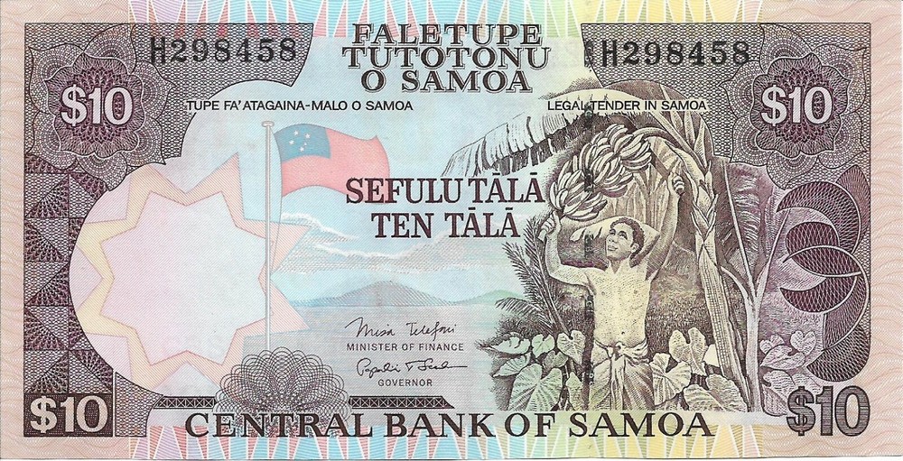 SAMOA 10 Tala 2002 P34 UNC