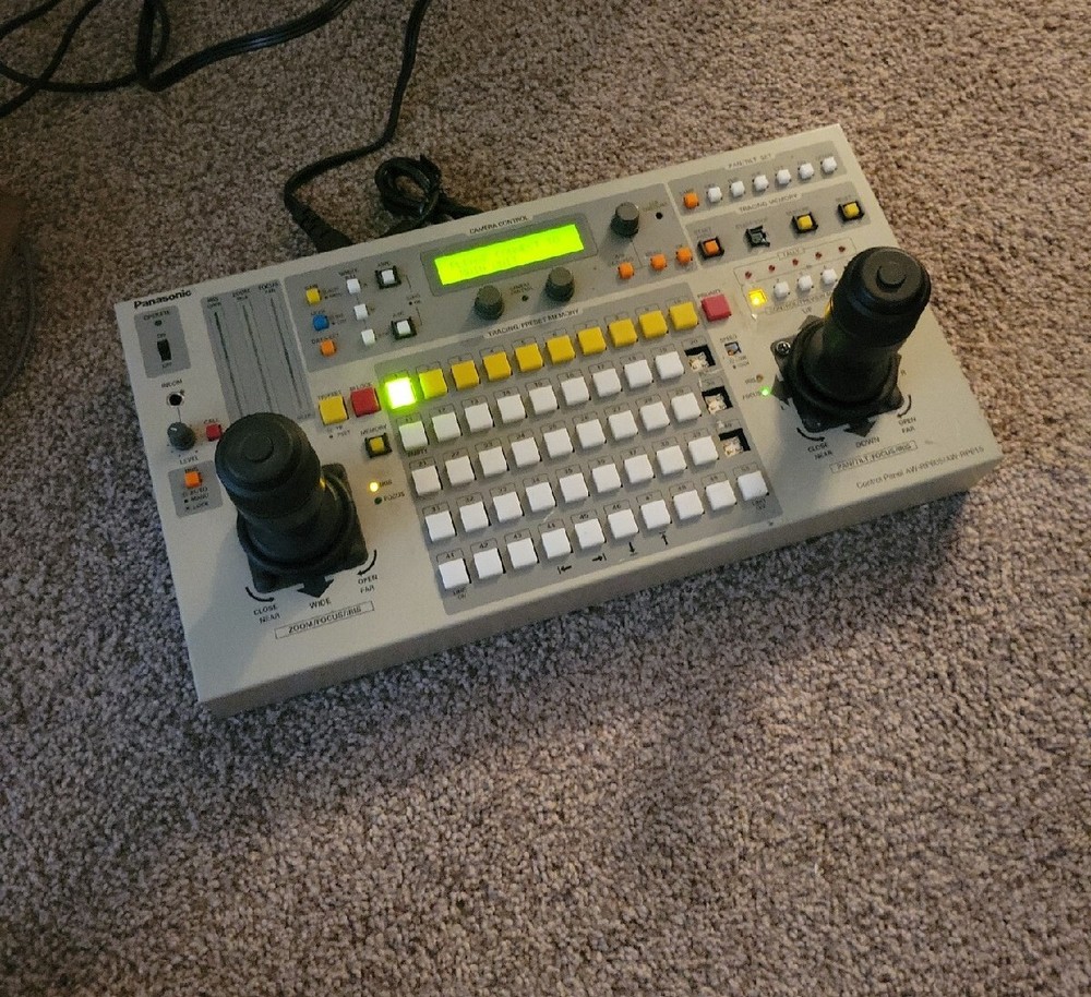 Panasonic AW-RP605A/AW-RP615A Multi-Function Camera Controller Panel TURNS ON