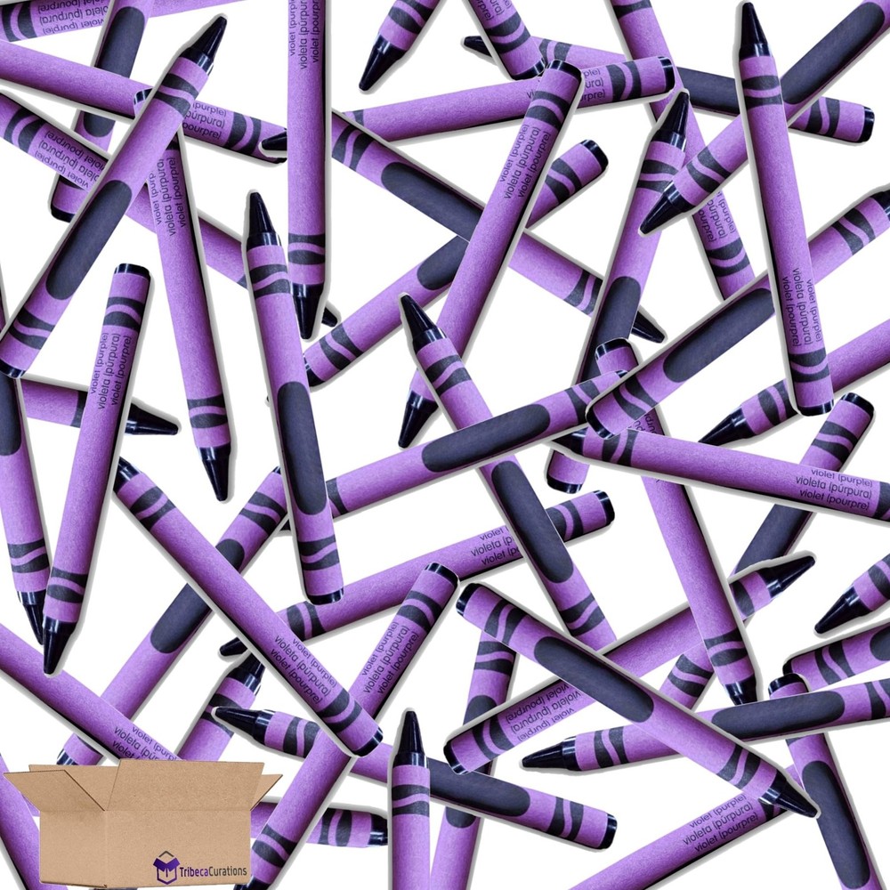 Violet (Purple) Crayon Bulk Value Pack | 100 Count