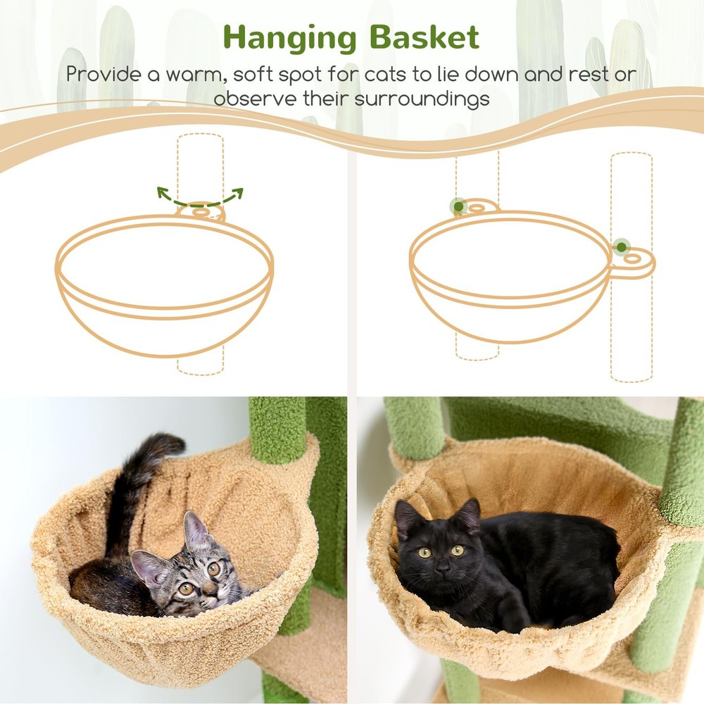 Globlazer S68 68" Cat Tree Large Cats 20lb