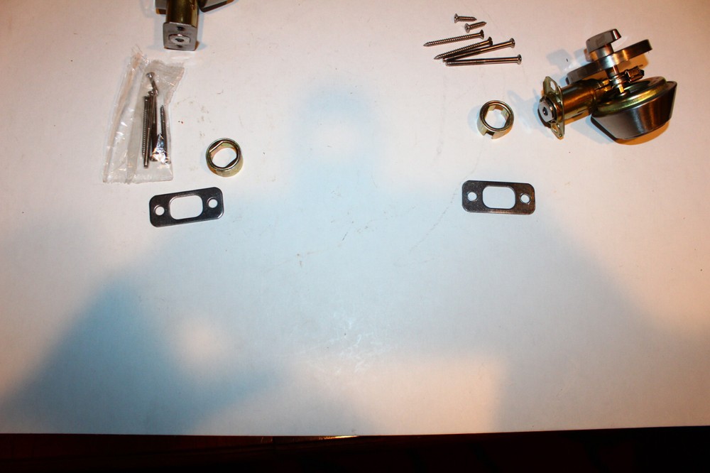 2 Defiant Dead Bolt Locks Satin Nickel Same Single Key Cylinder Keyed