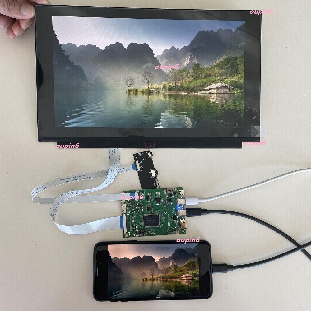 EDP Controller board mini HDMI type-c USB-C for B133HAN05 1920*1080 LED panel