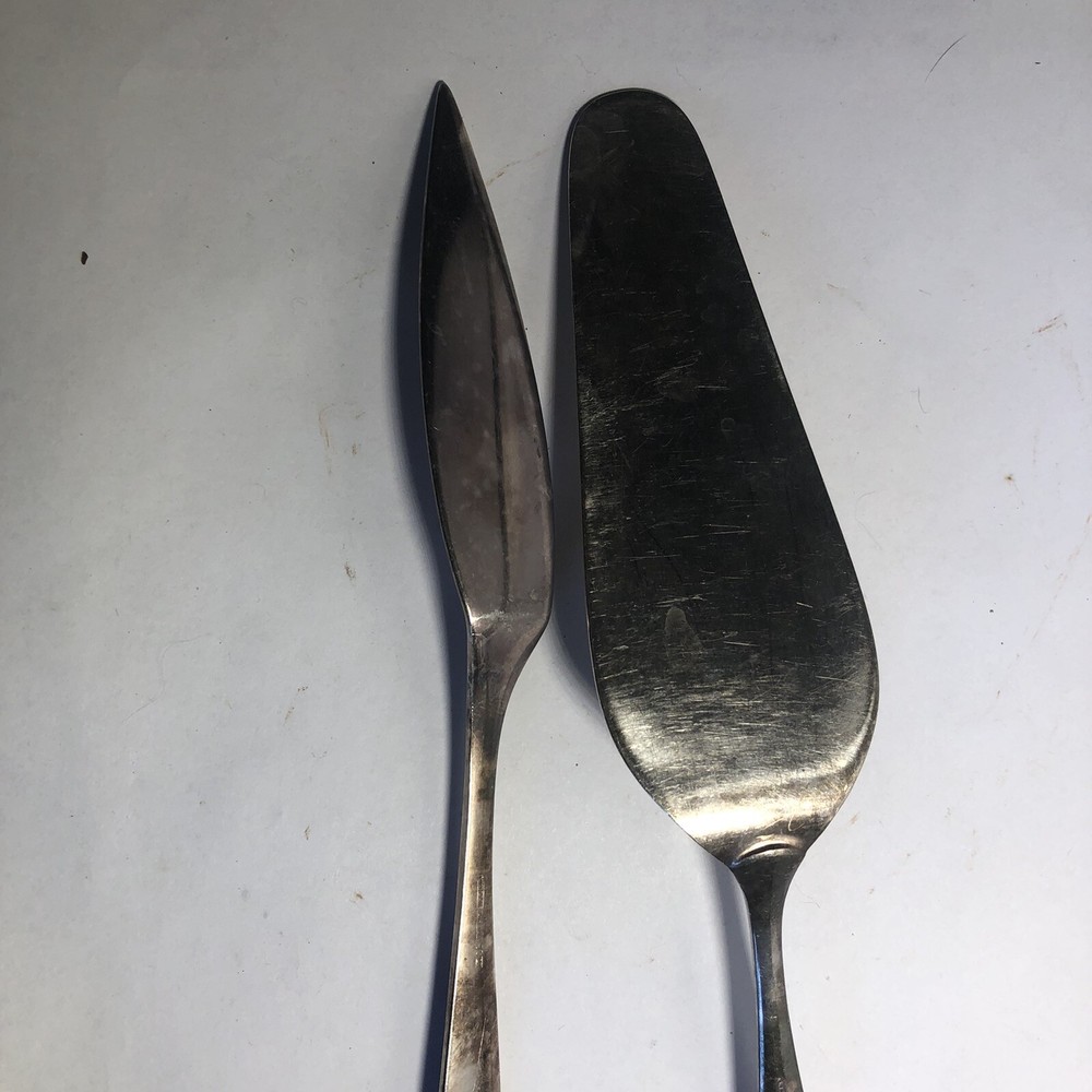 Wellner Germany Patent 90 Silverplate WLN4 2 Solid PIE & OTHER SERVER