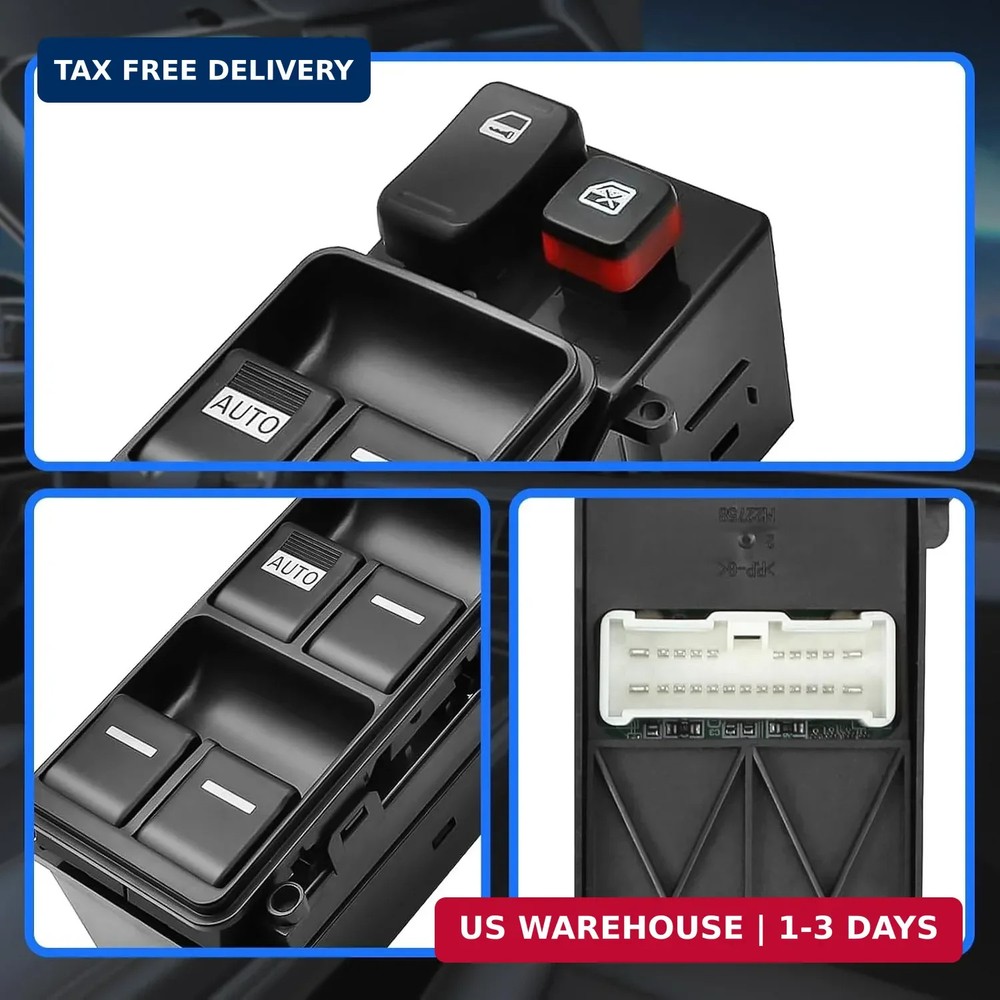 35750-SDA-H12 Power Window Switch Front Drive Side Control Switch Compatible wit