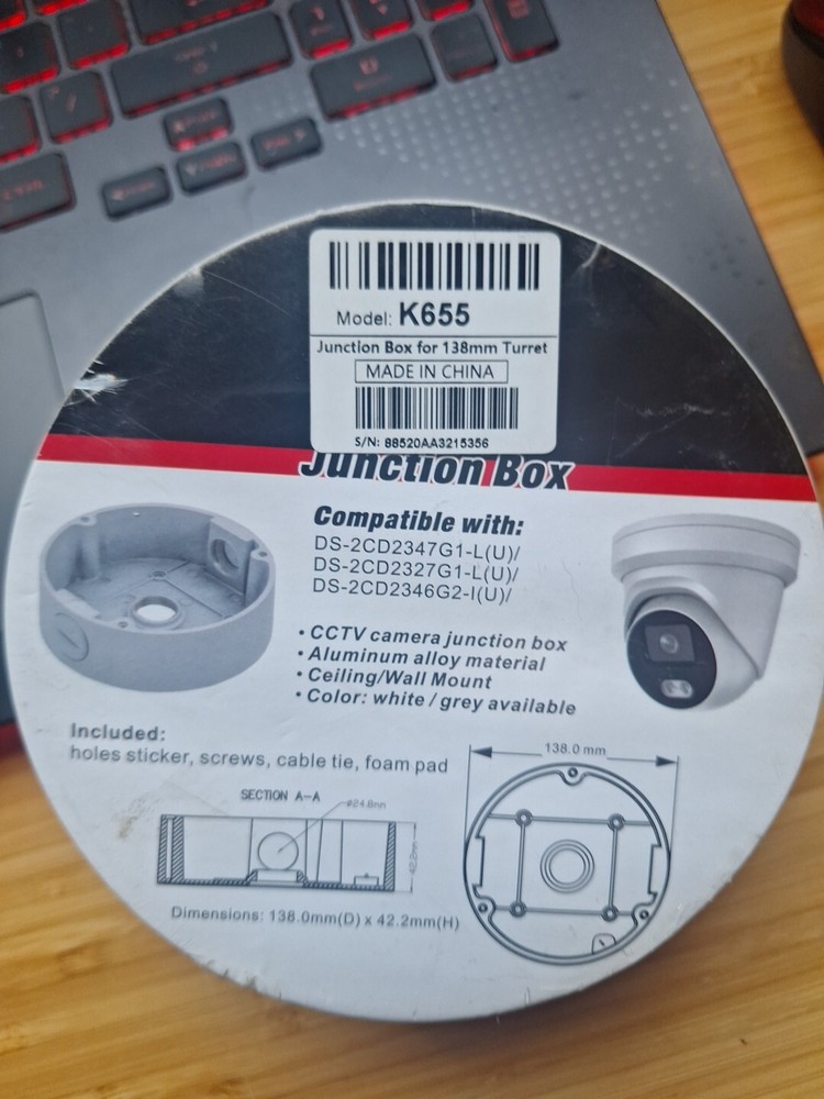 K655 Junction Box for 138mm Turrent