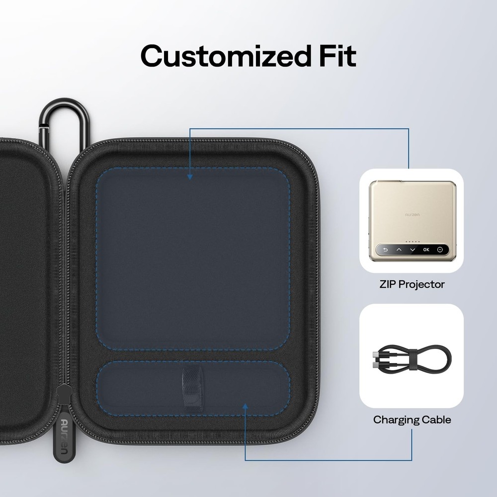 CasePlay Carrying Case Customized for Zip Ultra-Portable Mini Projector and T...