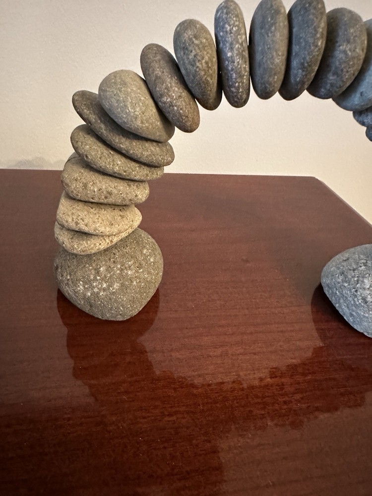 Stone Sculpture Arch Stone Rainbow New
