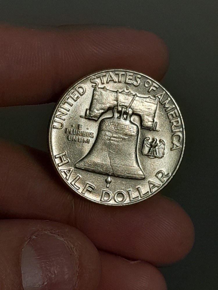 1962- D Franklin Half Dollar BU #3