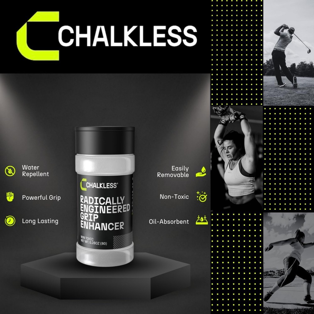 Grip Enhancer, Less Mess Non Toxic Replacement for Liquid Chalk, Grip...