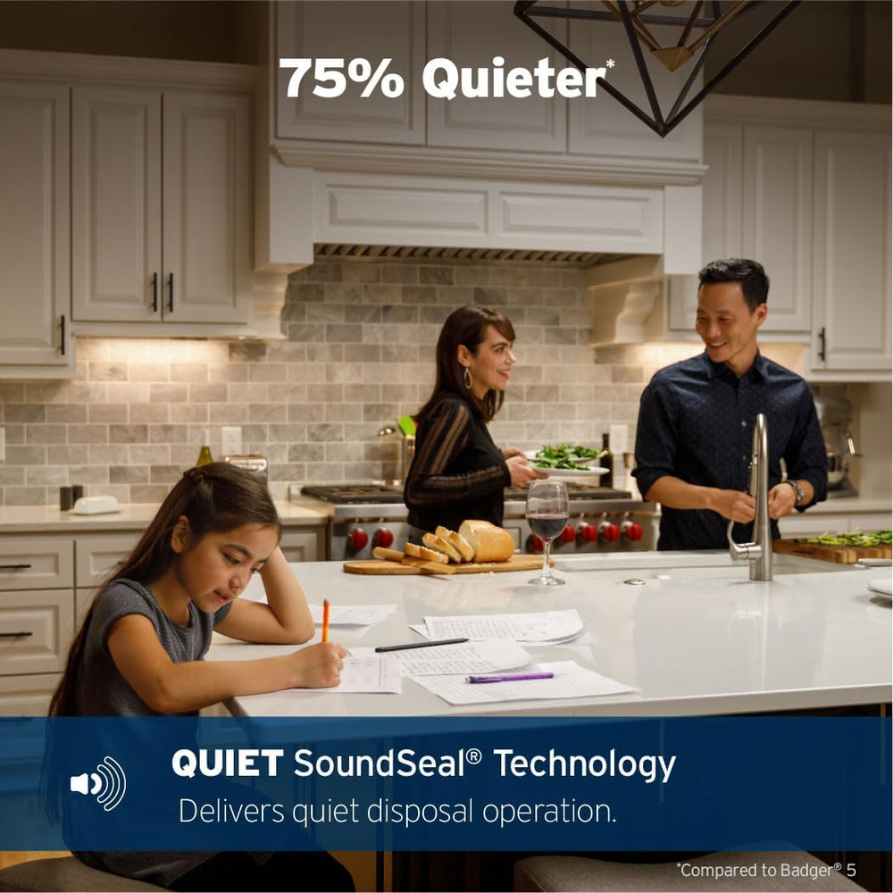 Insinkerator EVOLUTION 0.75HP 3/4 HP, Advanced Series EZ Connect Continuous Feed