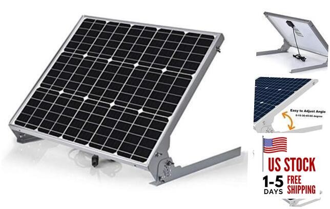 SUNER POWE Adjustable Solar Panel Mount Racks - Folding Mounting Tilt 50W/100W