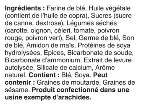 Dare Breton Garden Vegetable Crackers, 200g (3 Pack)