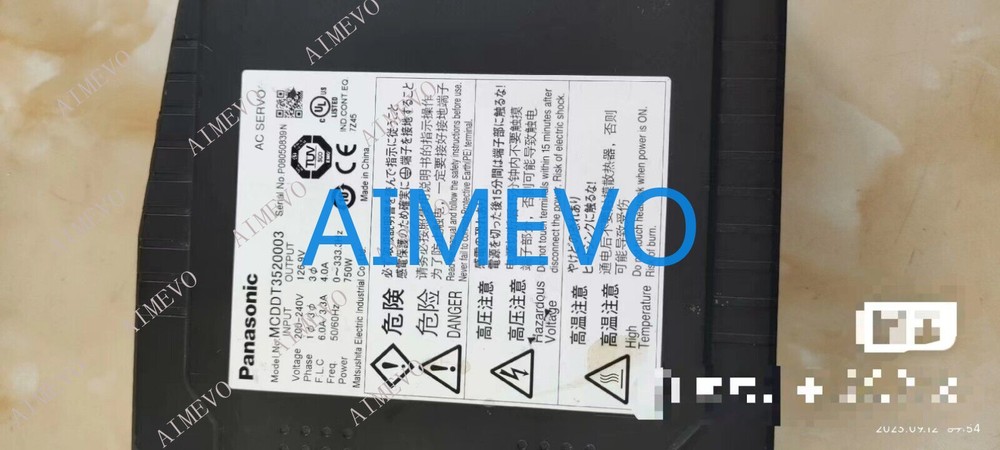 1 PCS Panasonic MCDDT3520003 Servo Driver in good condition