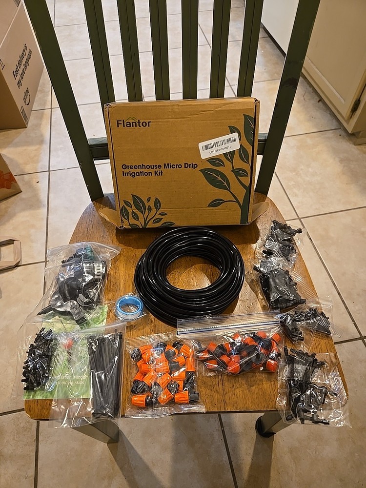 50FT Greenhouse micro drip irrigation kit New inbox