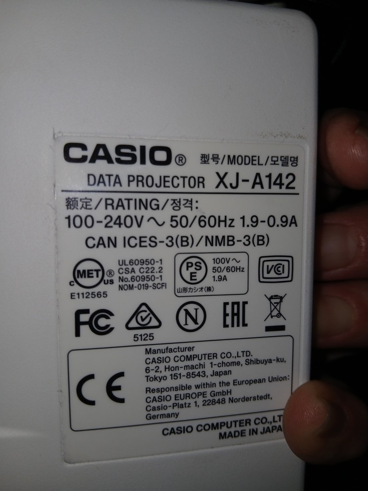 Casio XJ-A142 DLP Projector Pre Owned