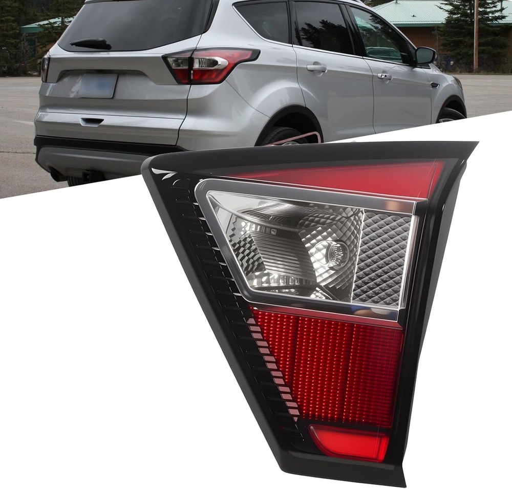Right Inner Tail Light Assembly Compatible with 2017 2018 2019 Escape Passenger