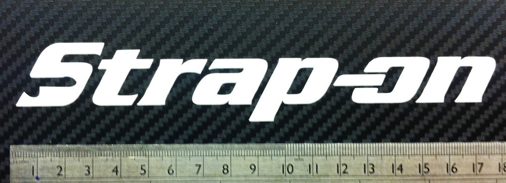 Strap on decal sticker tool box tool storage chest toolbox strap-on spanner