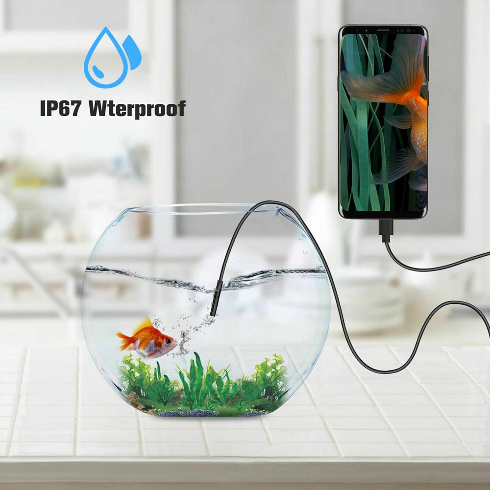 3 in 1 Borescope Endoscope Inspection Scope Camera For Android PC MAC Waterproof