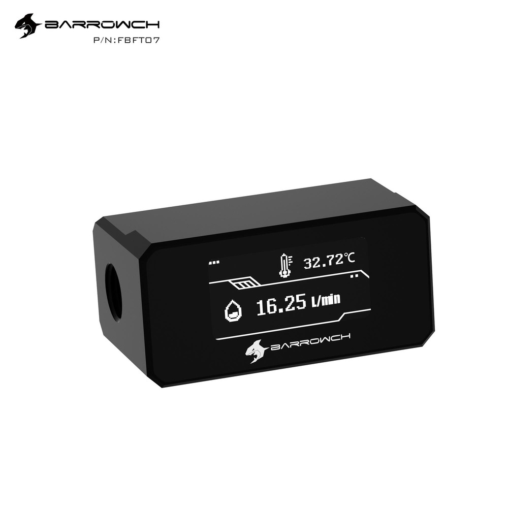 Barrowch Multimode OLED Temperature and Flow Meter FBFT07