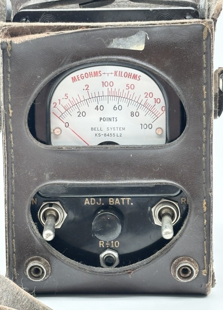 Bell System Vintage Ohms Test Meter