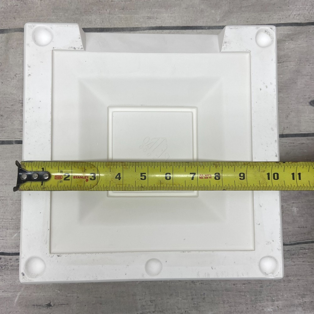 2008 Petro Mold Ceramic Casting Mold 8" Square Plate #CS160
