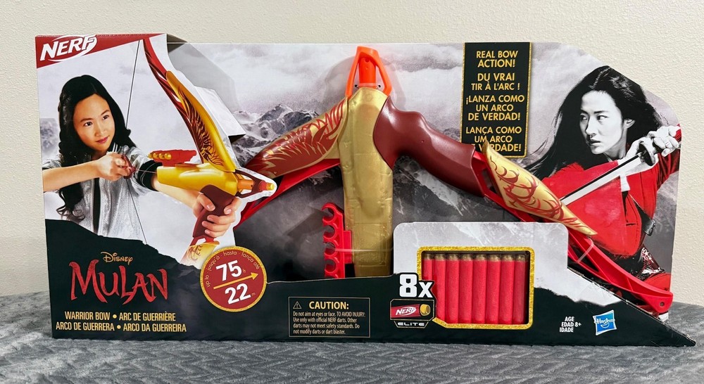 NEW - NERF Mulan Warrior Bow