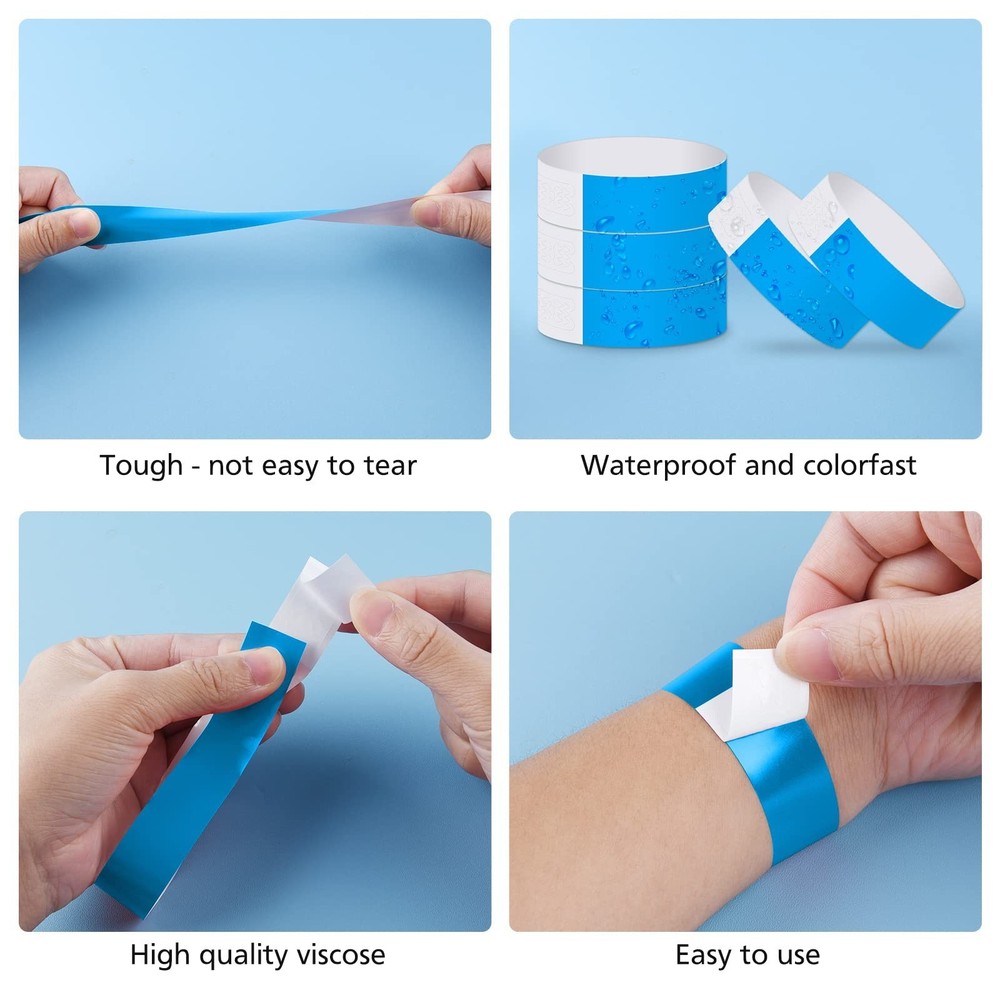 ASTARON ID Wristbands Blue