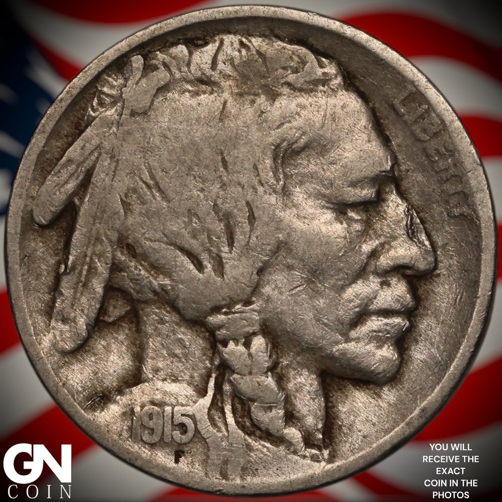 1915 P Buffalo Nickel A2834