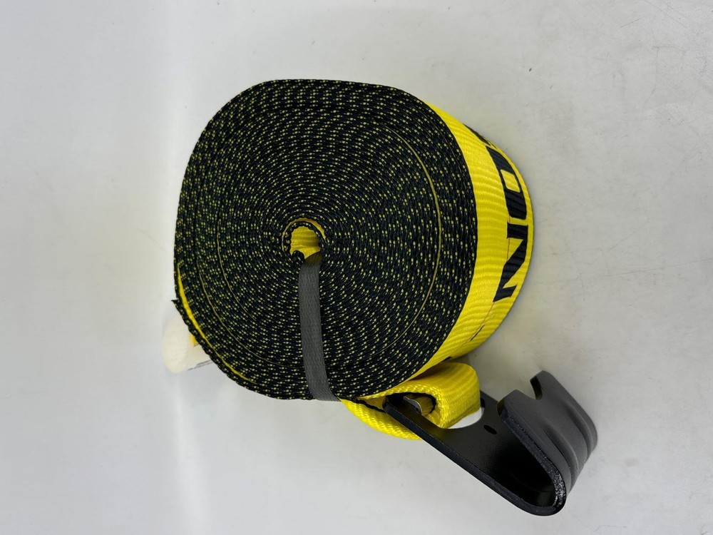 4”X40’ Winch Strap with Flat Hook 2 Pack