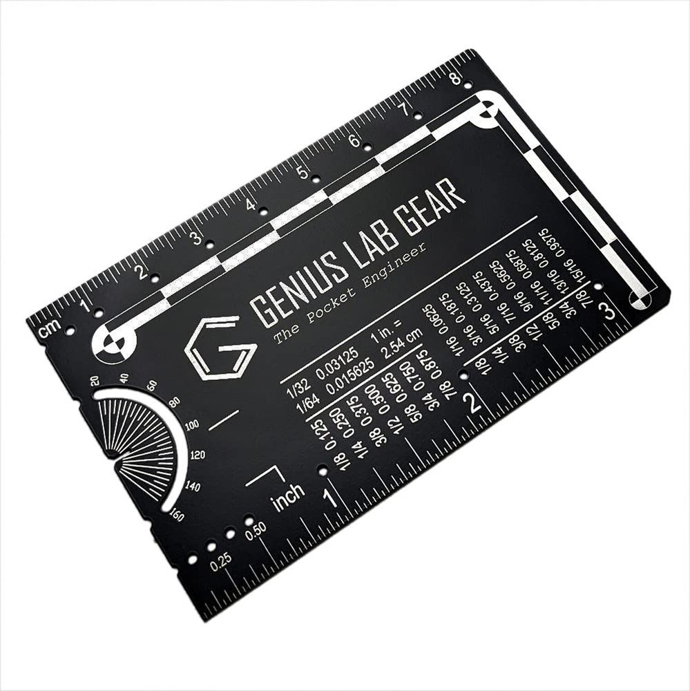 The Pocket Engineer - Wallet Engineering Ruler Scale and Unit Conversion Refe...
