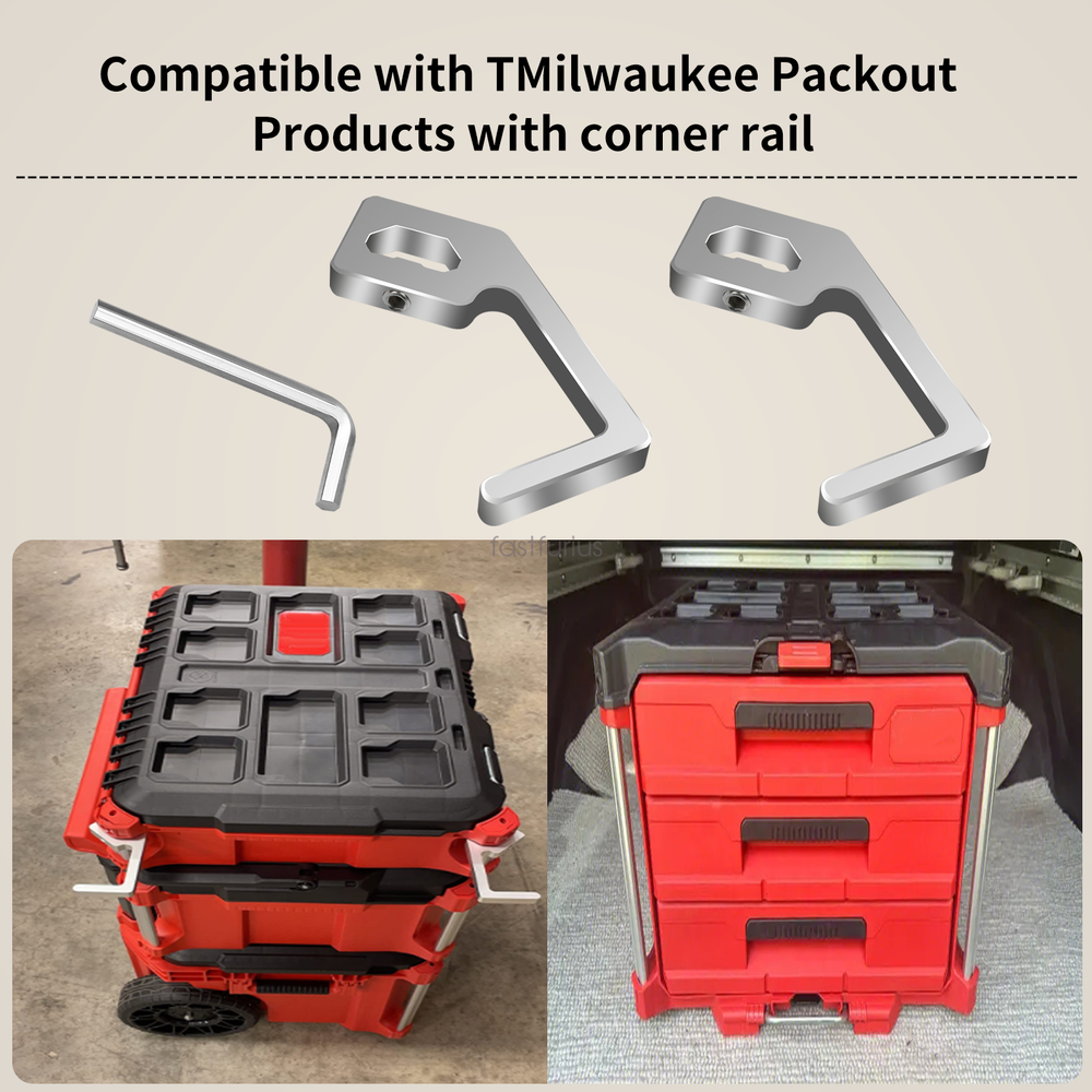 For Alpha Engineered Extension Cord Holder Organizer Milwaukee Packout Tool box