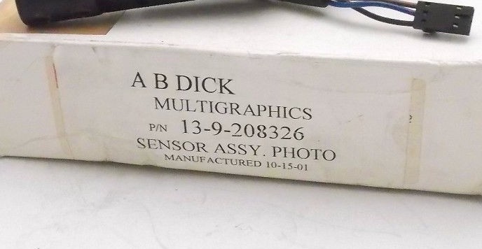 AB Dick / Multigraphics 13-9-208326 Photo Sensor Assembly - Prepaid Shipping
